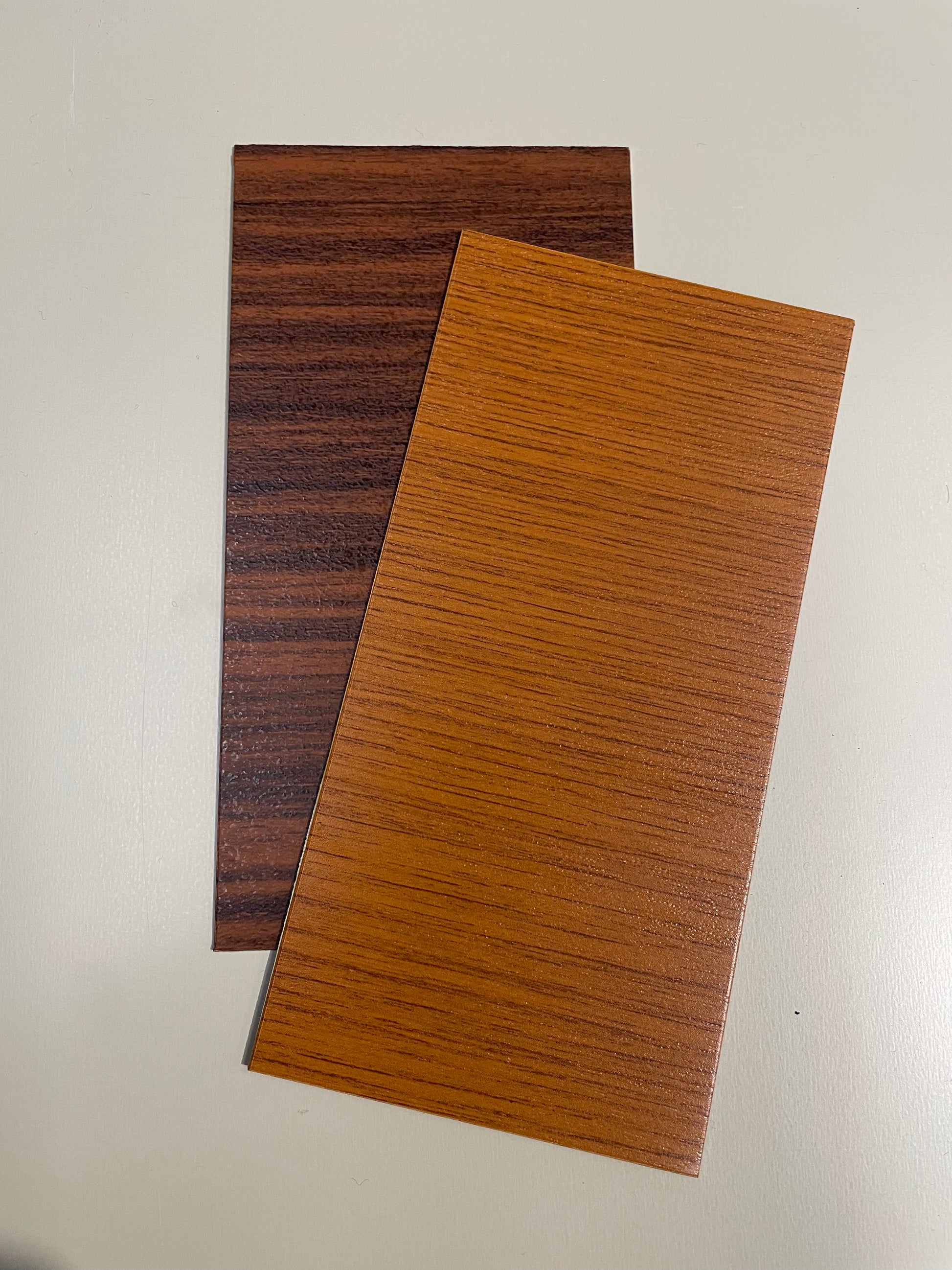 Light and Dark timber effect laminate